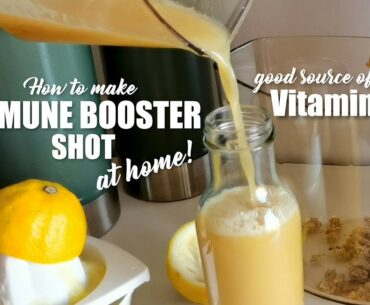 Coronavirus or Covid-19: Immunity Booster Ginger Shot Recipe | Vitamin C Cold-pressed Juice | Hurom