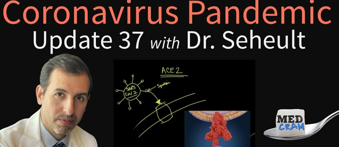 Coronavirus Pandemic Update 37: The ACE-2 Receptor - The Doorway to COVID-19 (ACE Inhibitors & ARBs)