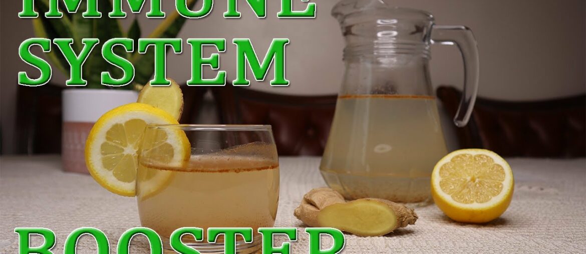 Immune System Booster - Lemon, Ginger and Cinnamon Water - Rich in Vitamins!