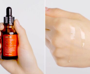 Best Vitamin C Serum To Lighten Acne Marks Fast | By Wishtrend Pure Vitamin C 21.5% Advanced Serum