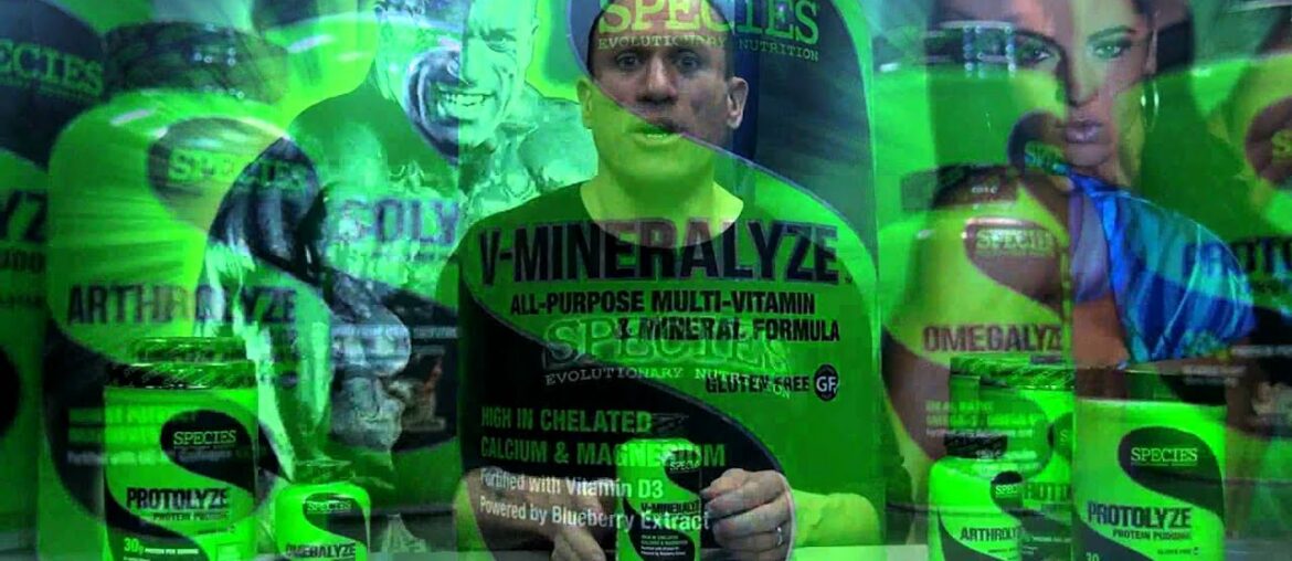 Dave Palumbo Discusses V-MINERALYZE (Multi Mineral & Vitamin Formula) by SPECIES Nutrition