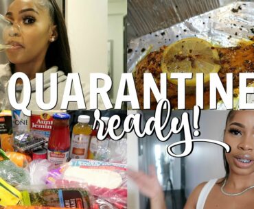 QUARANTINE READY! GROCERY, WINE & VITAMINS HAUL, WHAT I'VE BEEN EATING | Dana Alexia