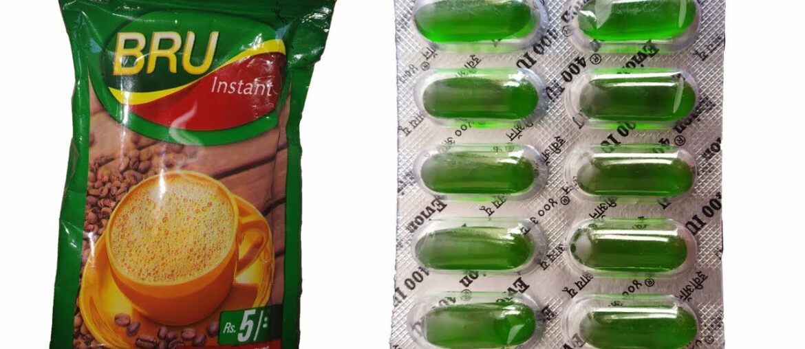 VITAMIN E CAPSULES & BRU COFFEE Skin care Routine BEAUTY Tips For Clear Spotless Glowing skin Hacks