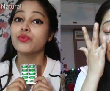 Benefits n uses of Vitamin E capsules,I use VitaminE on face|बेदाग चहरा पाने के लिए लगाए विटामिन ए