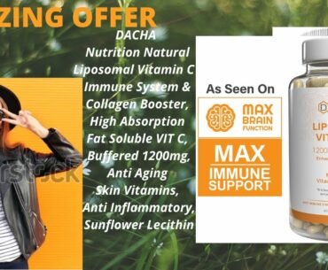 DACHA Nutrition Natural Liposomal Vitamin C - Immune System & Collagen Booster, Anti Aging