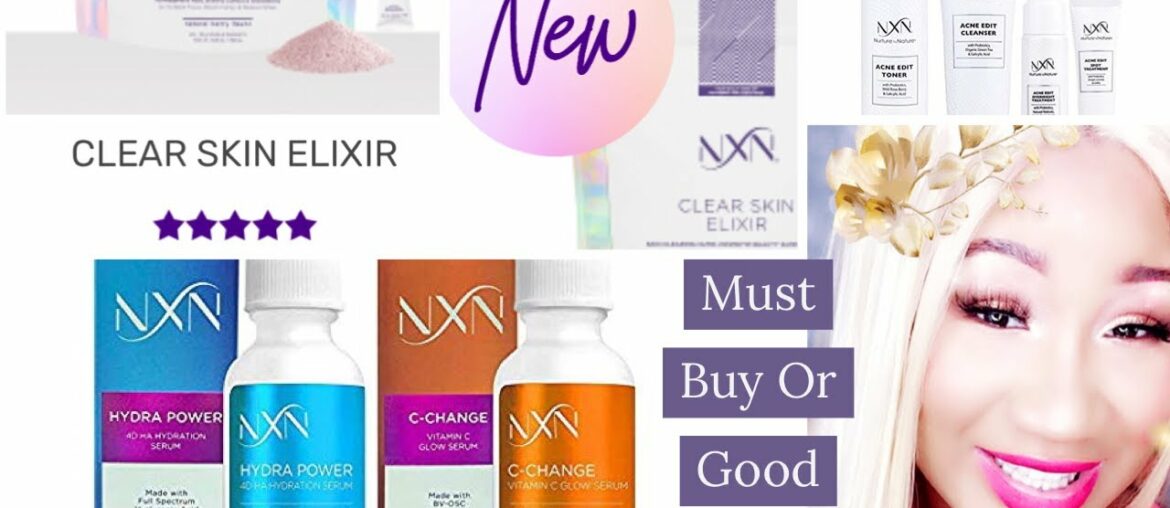 NEW NXN BEAUTY PRODUCTS| CLEAR SKIN ELIXIR REVIEW | NxN Vitamin C and Hyaluronic Acid Serum Duo
