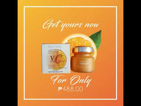 CENTURY BEAUTY VITAMIN C FACIAL WHITENING MASK