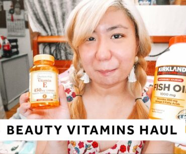 BEAUTY VITAMINS FOR GOOD SKIN HAUL - Vitamin C, Fish Oil, Vitamin E and Glutathione