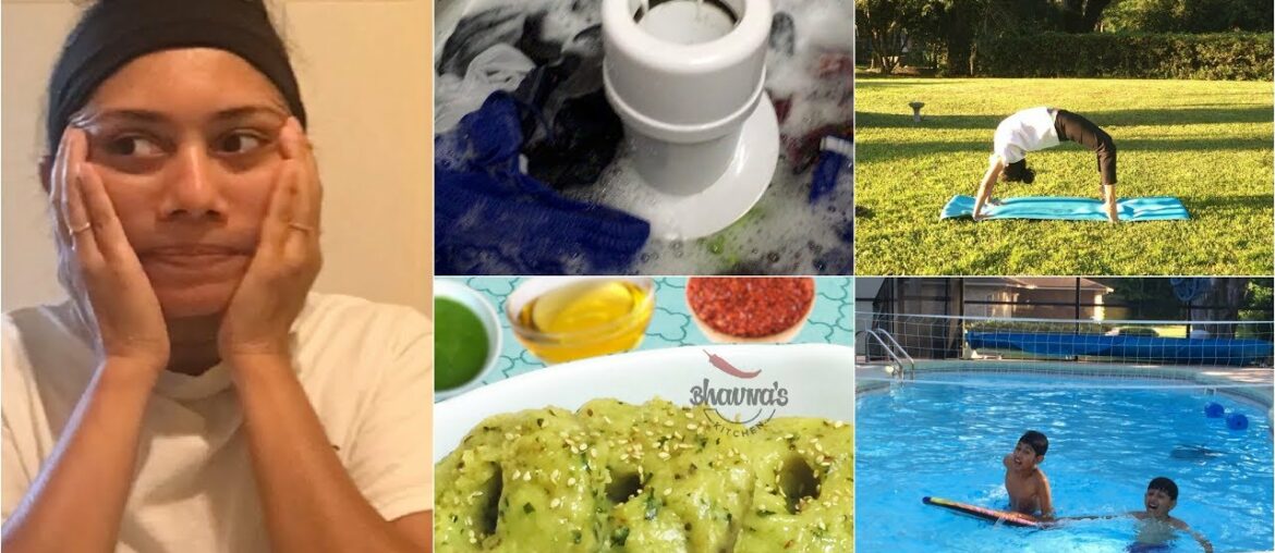 Saturday Morning Routine Vlog for Fitness, Breakfast, Beauty & Chores,| Bhavna's Kitchen
