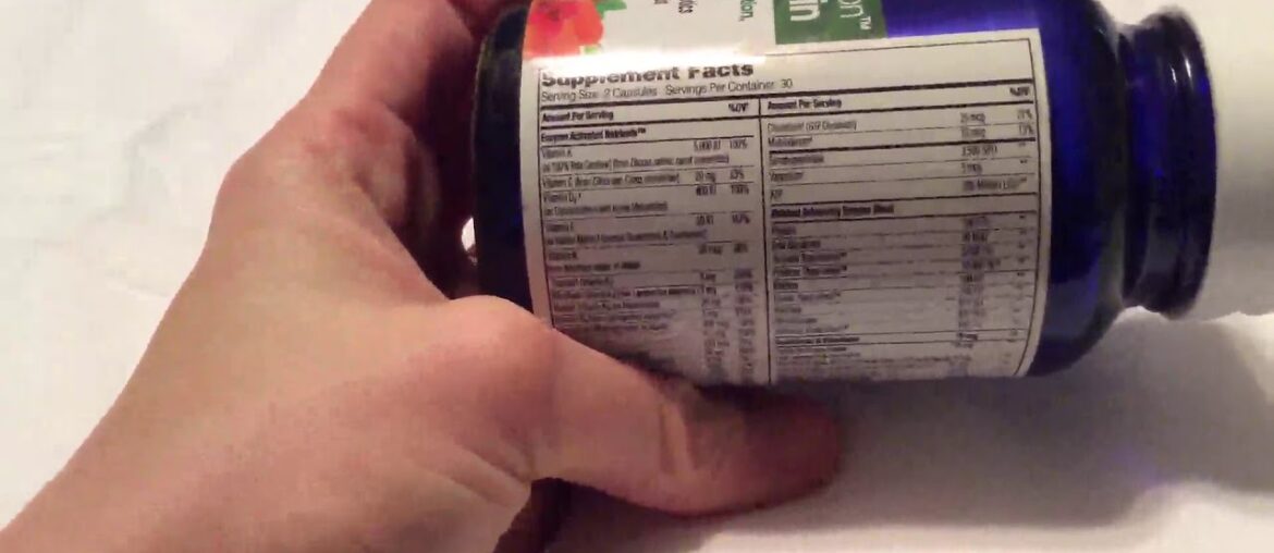 Great Enzymedica   Two Daily Multi Vitamin   100% Whole Food Nutrition