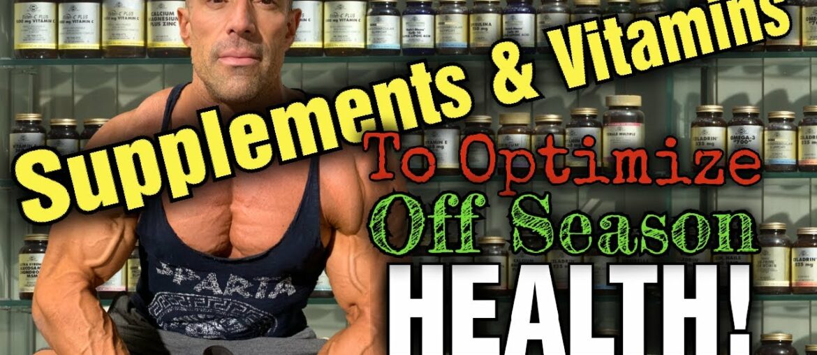 Supplements and Vitamins to Optimize Off Season Health - What I'm Actually Taking!!!