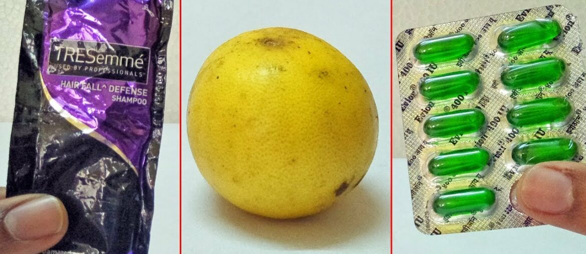 SHAMPOO & VITAMIN E CAPSULE NEEDS Every Girls Should Know Beauty for Hair Growth Thicker Life Hacks