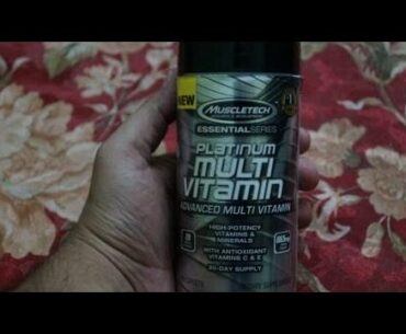 Muscletech - Plantinum Multi Vitamin Essential Series Review