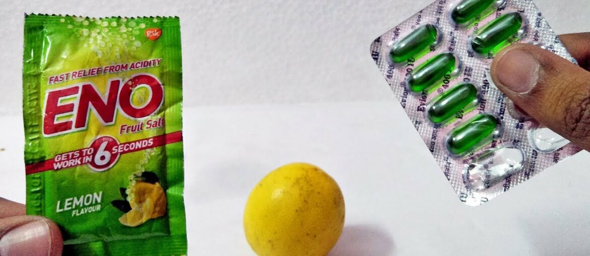 Best LEMON ENO VITAMIN E CAPSULE GLOW SKIN CARE BEAUTY LIFE HACKS - SIMPLE TRICKS HACKS