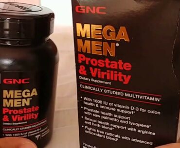 GNC MEGA MAN Prostate & Virility Multi- Vitamin Supplement