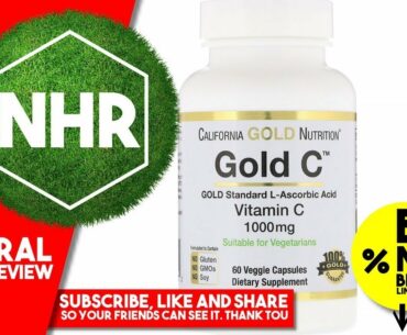 California Gold Nutrition, Gold C, Vitamin C, Ascorbic Acid, 1,000 mg, 60 Veggie Capsules