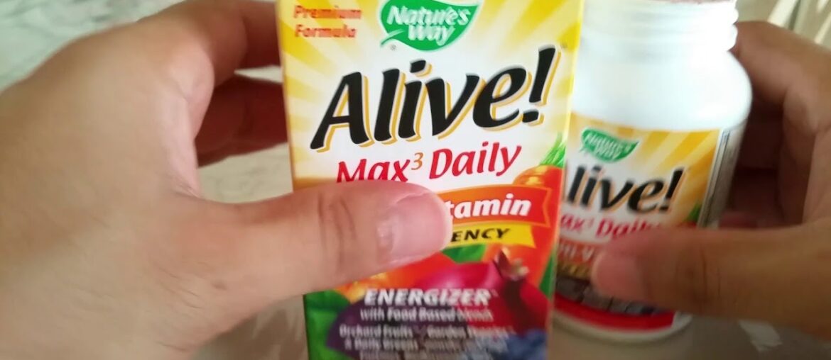 Alive Max Daily Multi-Vitamin Supplement Review