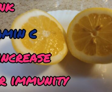 Drink vitamin c to increase your IMMUNITY # COrona VIRUS # stay 🏡 # stay safe 😊