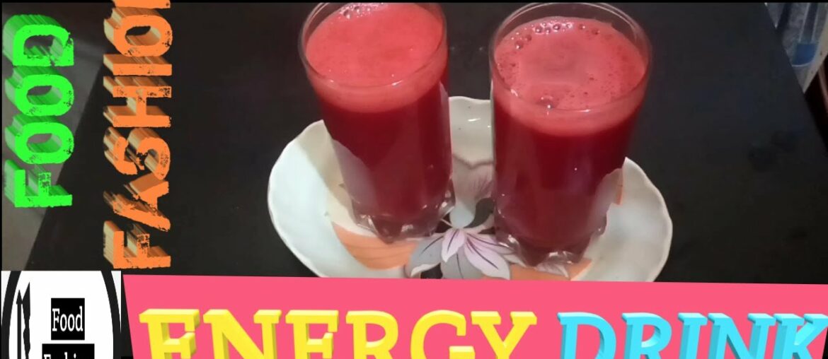 How To Make Energy Drink At Home To Increase Immunity | Full Of Vitamin C and B-12  | Food Fashion |