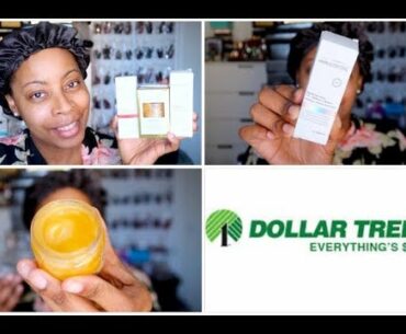 DOLLAR TREE Best Selling 1% HYALURONIC ACID & VITAMIN C Serum + The LIQUID GOLD Gel FACE MASK!!