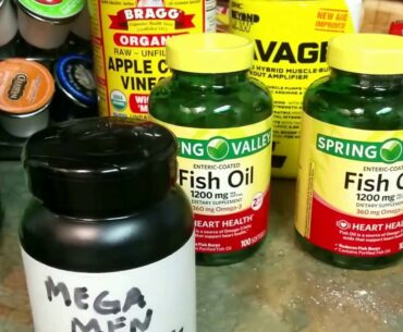 "My" Daily Supplements - "Spring Valley"  Fish Oil 🎣, Cinnamon, Multi-Vitamin, Preworkout 🏋