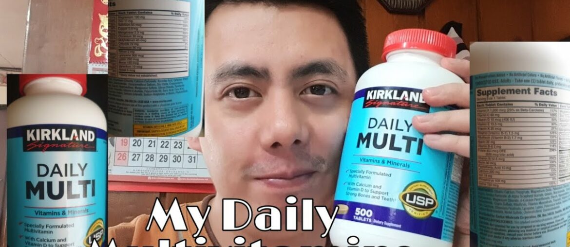KIRKLAND SIGNATURE MULTI VITAMINS & MINERALS REVIEW | My daily supplement to boost immune system