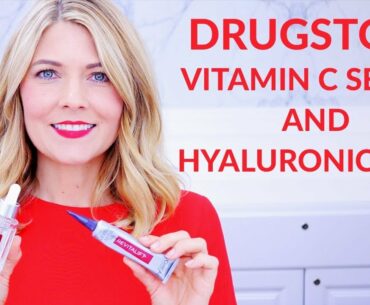 Skincare Over 40: Drugstore Vitamin C Serum and Hyaluronic Acid by L'Oreal Revilalift