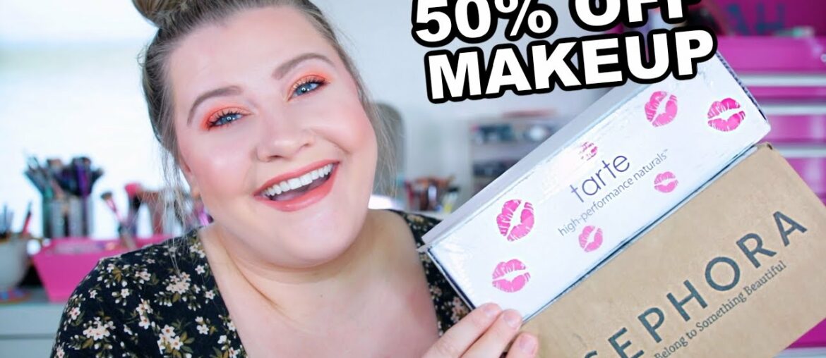 MAKEUP I GOT ON SALE HAUL! MARC JACOBS, FENTY BEAUTY, & TARTE!