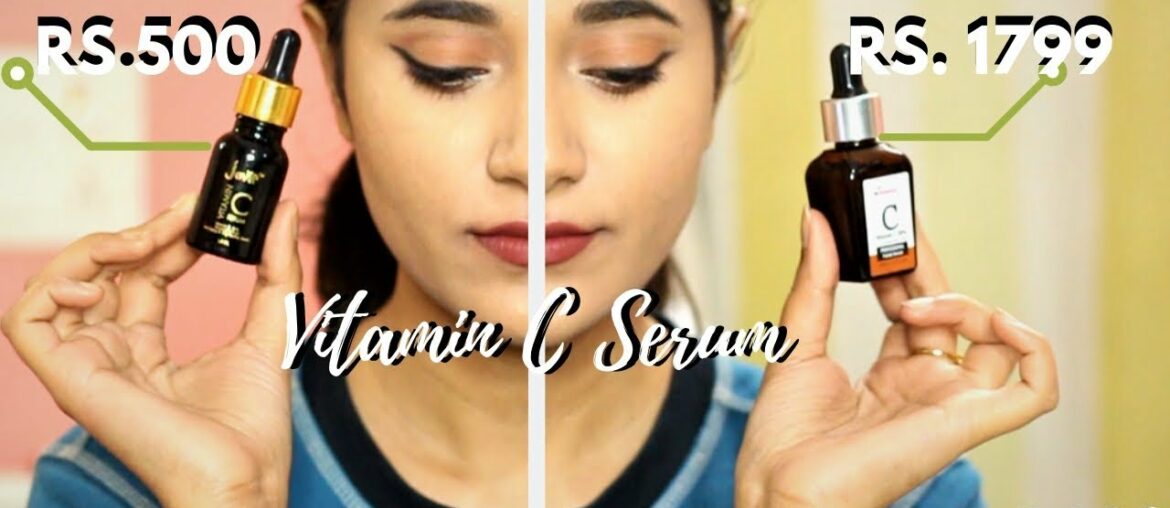 #DAY1: I tried two different Vitamin C Serums with same Ingredient!