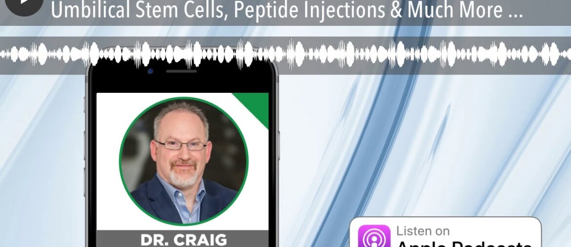 How To Get Your Own Vitamin and NAD IV's, The Truth About Umbilical Stem Cells, Peptide Injections