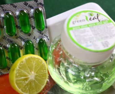 HEALTHY GLOWING SKIN W/ ALOE VERA GEL VITAMIN E CAPSULES LEMON | Get Fair Glowing Skin Beauty Hacks