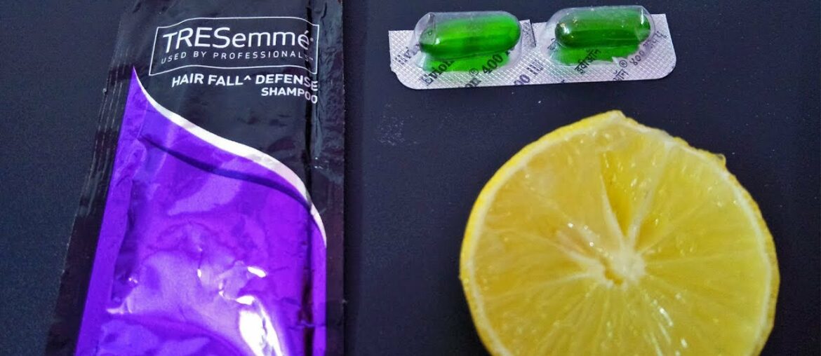 VITAMIN E CAPSULE & LEMON Hair Beauty Hacks For Remove Dandruff & Grow Your Hair Longer Thicker Tips