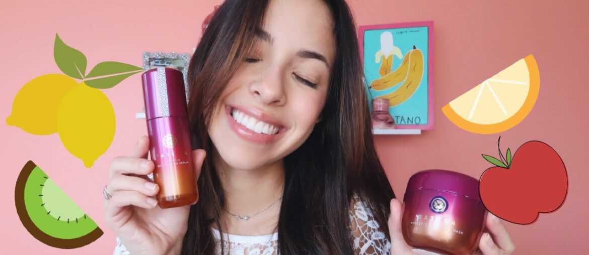 Tatcha Violet-C Brightening Serum + Mask Review | Vitamin C | Cari Coss