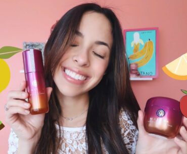 Tatcha Violet-C Brightening Serum + Mask Review | Vitamin C | Cari Coss