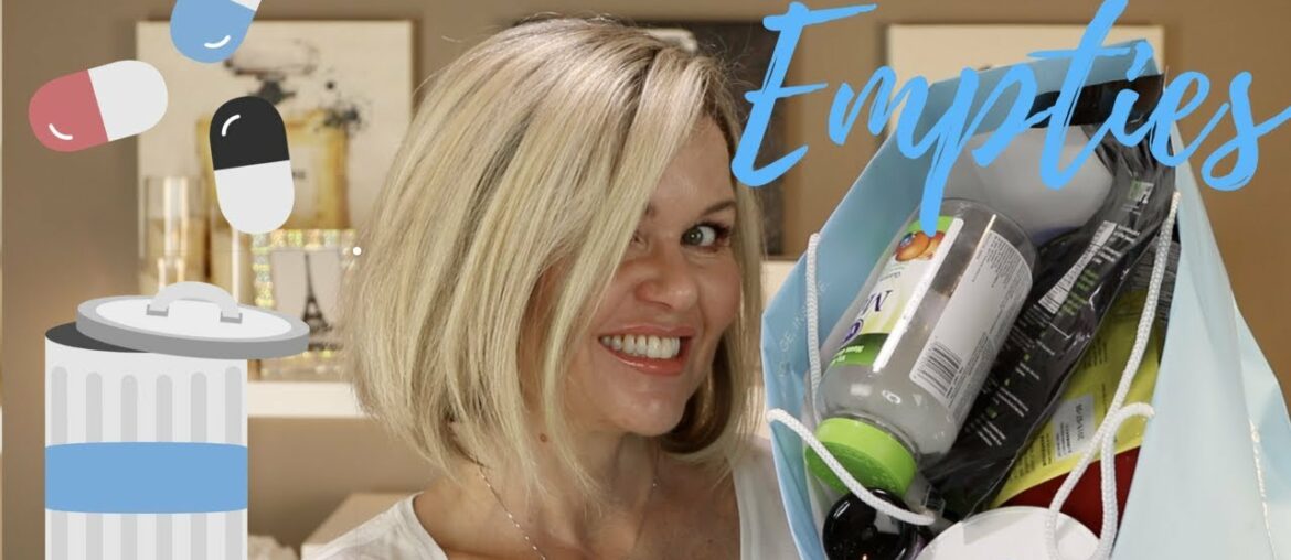 Vitamin + Supplement Empties