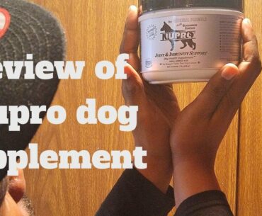 Nupro  vitamin supplement review for dogs...because I'm a daily user and love the product