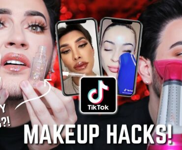 TESTING VIRAL TIK TOK MAKEUP HACKS... Powder BEFORE Foundation?! FAIL