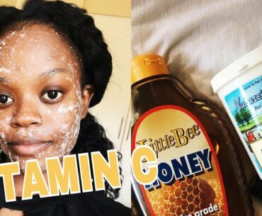 DIY VITAMIN C face mask for dark spots