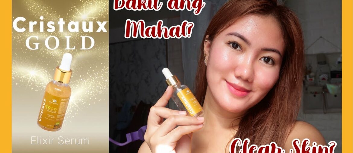 CLEAR SKIN! BEAUTEDERM CRISTAUX GOLD ELIXIR SERUM REVIEW ✨ With Retinol & Vitamin C