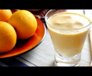 How to make carrot, Banana & orange smoothie/heathy vitamin C,A,B6& potassium