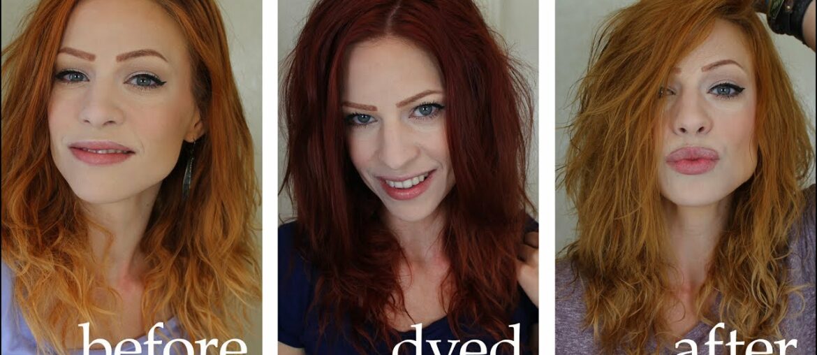 Lightening (or removing dye) with Vitamin C and Shampoo