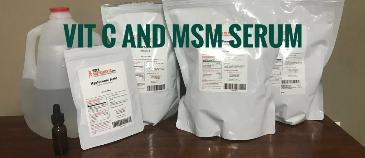 VITAMIN C, MSM, DMAE SERUM