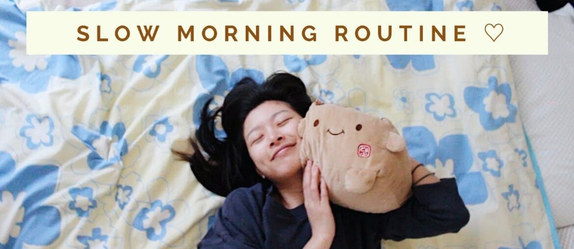 slow morning routine ♡ skincare, makeup, tidying up