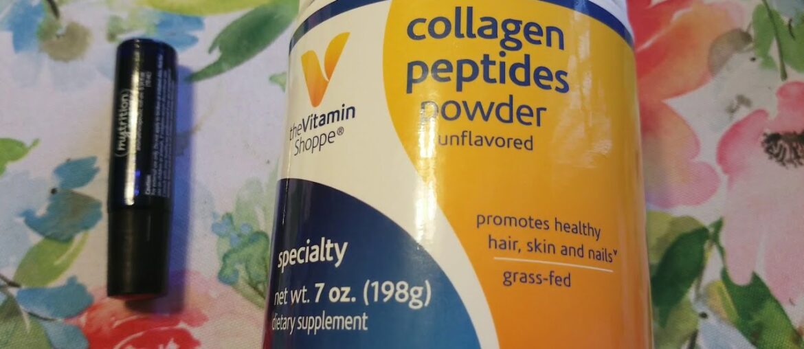 The vitamin shoppe collagen peptides powder and nutrition energy aromatherapy oil review