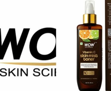 UNBOXING& REVIEW OF wow! VITAMIN C TONER!
