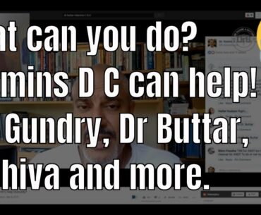 #Londonrealarmy What can you do? Vitamins D C can help! - Dr Gundry, Dr Buttar, Dr Shiva and more.