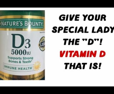 CORONAVIRUS COVID 19 UPDATE: March 19, 2020  "Give her the D - Vitamin D"