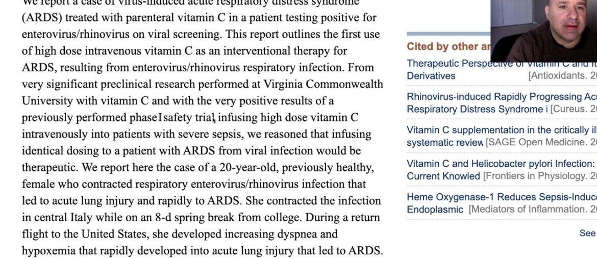 Vitamin C Effective For Acute Respiratory Distress Syndrome from  Medical Journal: coronavirus