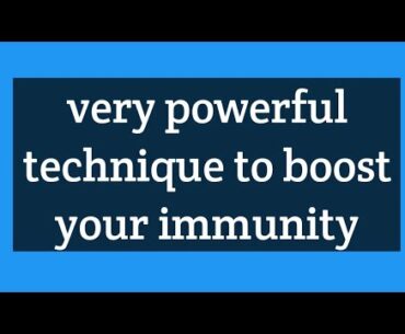 Very powerful technique of probiotics and prebiotics to boost immunity.