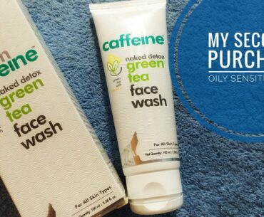 MCaffeine Naked & Detox Green Tea Face Wash with Vitamin C for Oily sensitive skin | 2nd purchase